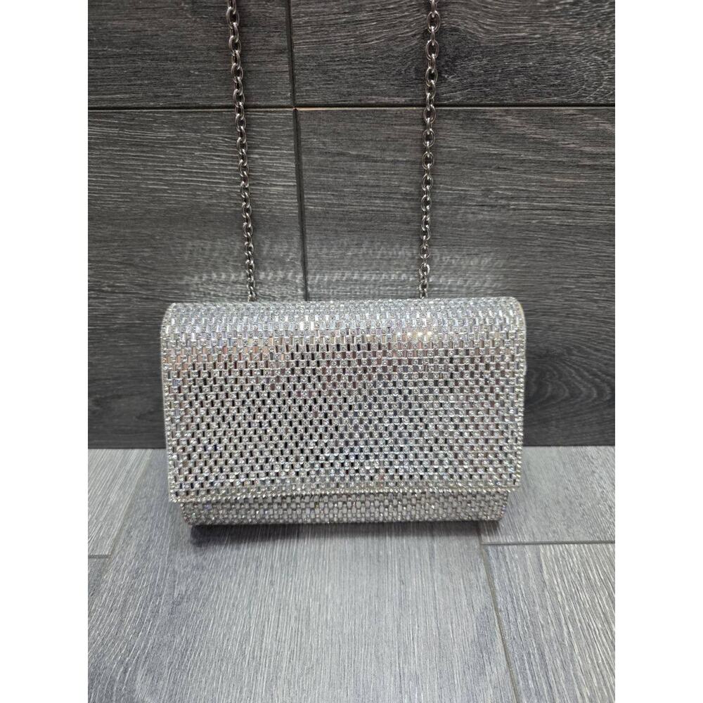 INC International Concepts Clutch Bag‎ for Women Silver B000448